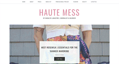 Desktop Screenshot of haute-mess.com